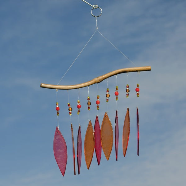 "Glass & Bead" Wind Chime