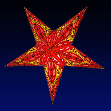 3D Decorative "Star Lantern" with Cord Included