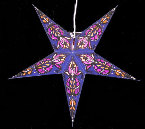 3D Decorative "Star Lantern" with Cord Included