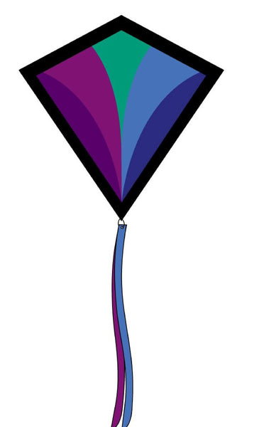 "Cool Jubilee" Diamond Kite with Flying Line