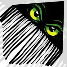 "Watcher FringeTail" Delta Kite with Flying Line