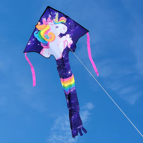 "Super Flier - Unicorn" Delta Kite with Line Included