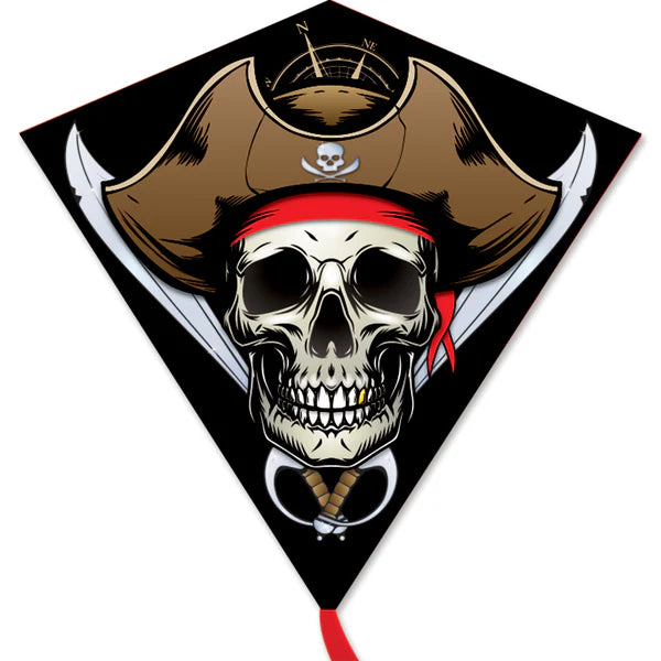 30 Inch "Pirate" Diamond Kite with Line Included