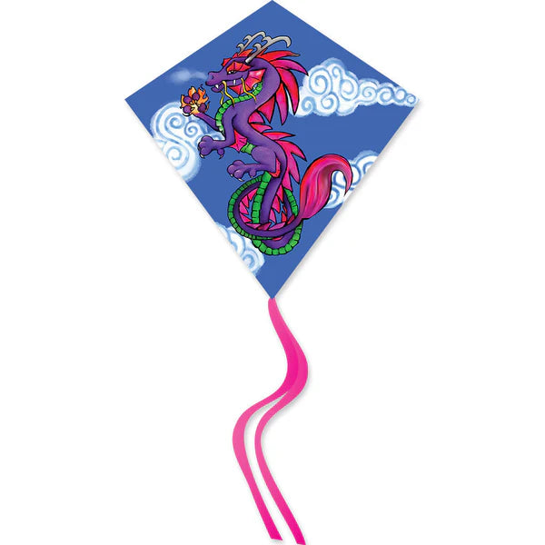 25 Inch "Asian Dragon" Diamond Kite with Line Included