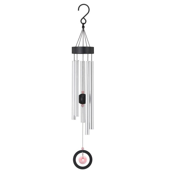 "Healing Stone" Wind Chime / Rose Quartz