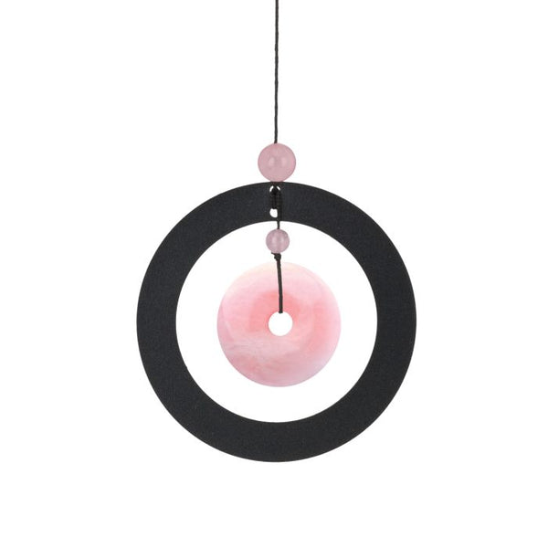 "Healing Stone" Wind Chime / Rose Quartz