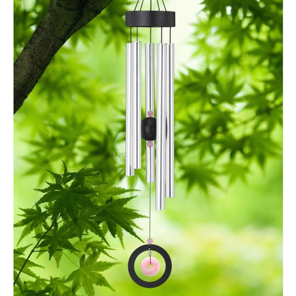 "Healing Stone" Wind Chime / Rose Quartz