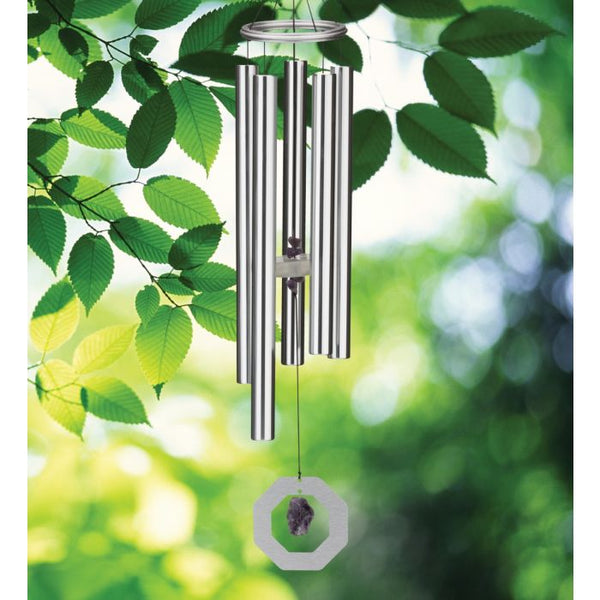 "Zen Crystal" Wind Chime / Silver