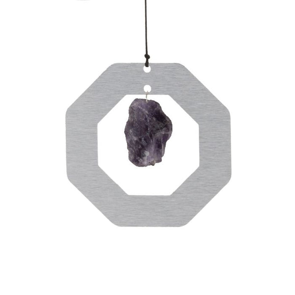 "Zen Crystal" Wind Chime / Silver