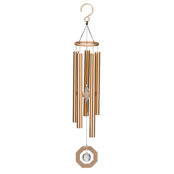 "Zen Crystal" Wind Chime / Gold