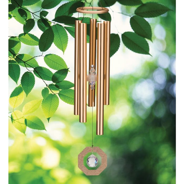 "Zen Crystal" Wind Chime / Gold