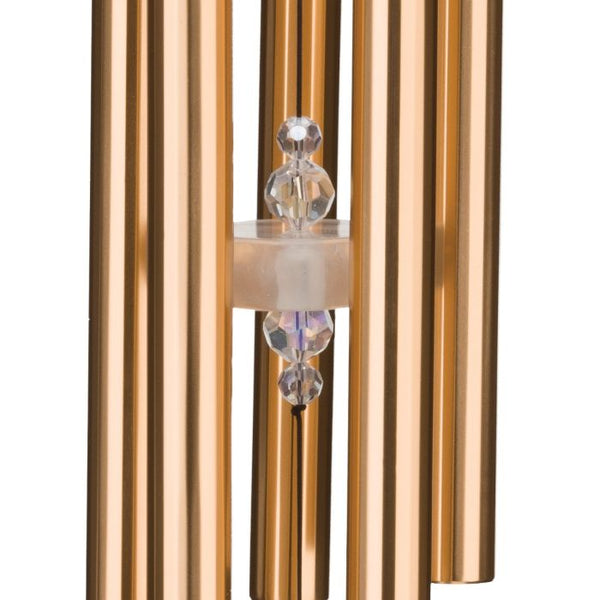 "Zen Crystal" Wind Chime / Gold