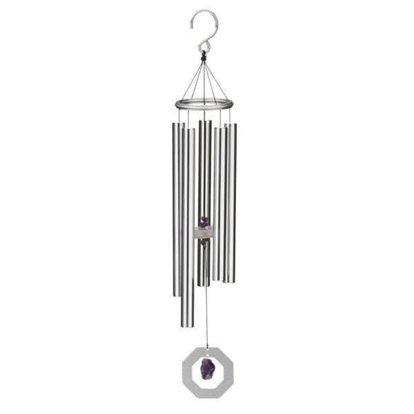 "Zen Crystal" Wind Chime / Silver