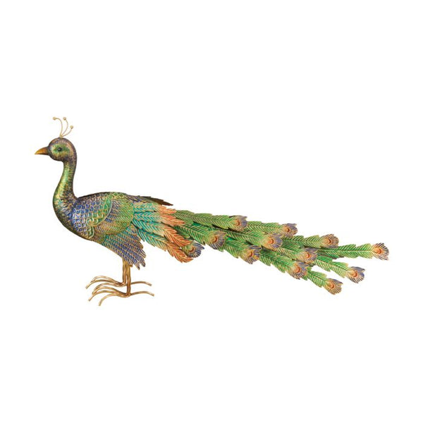 "Imperial Peacock - Roamer" Garden Decor Statuary