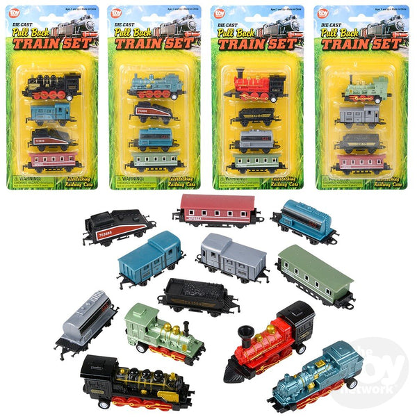 "Mini Locomotive" Die Cast Train Set