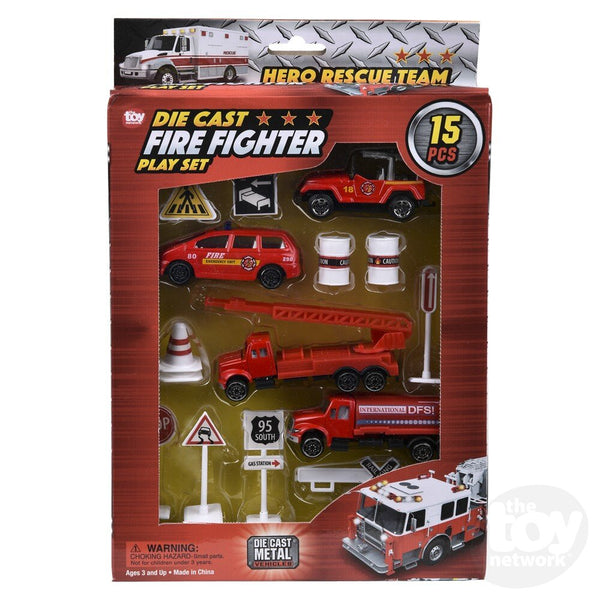 "Fire Fighter" Die Cast Play Set