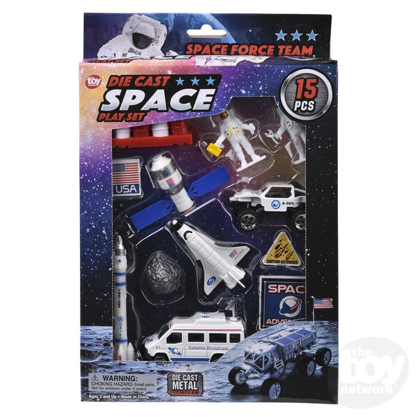 "Space" 15 Piece Die-Cast Play Set