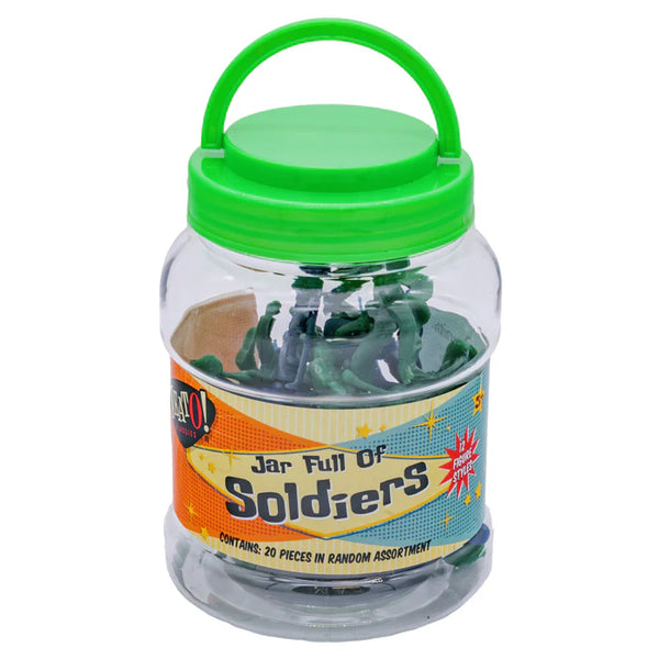 Neato! "Jar Full of Toy Soldiers"