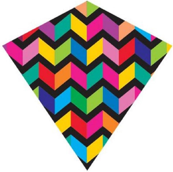 "Cube" ColorMax Diamond Kite with Line Included