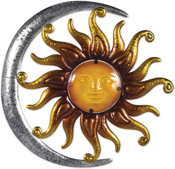 "Moon & Sun" Celestial Wall Decor