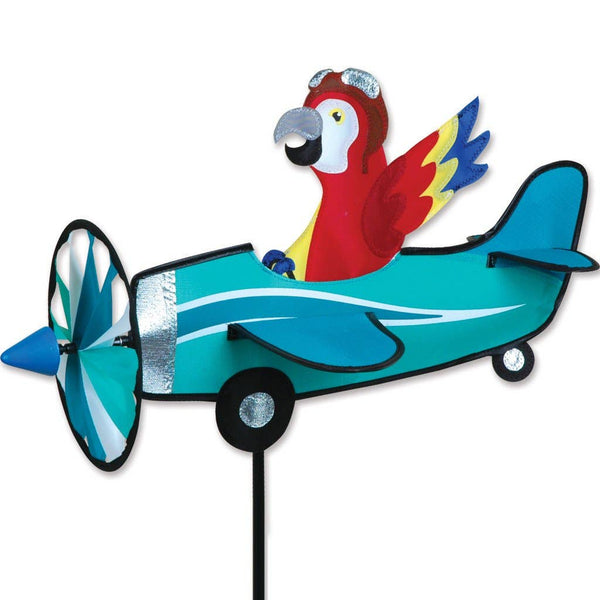 "Pilot Pal" Garden Wind Spinner - Parrot