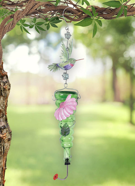 "Painted Gardens" Hummingbird Feeder