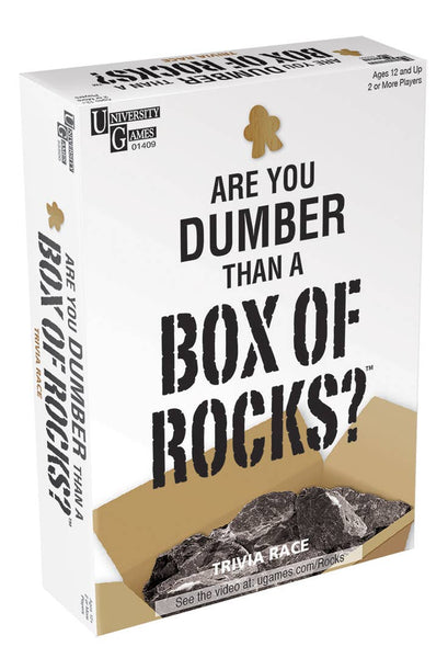 "Are You Dumber Than A Box of Rocks?" Trivia Race Game