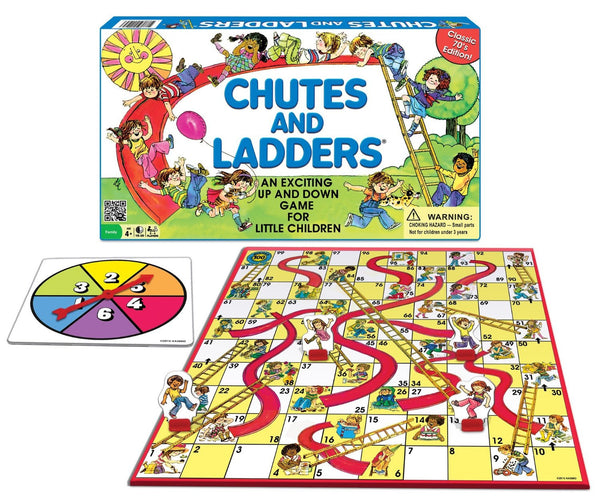 Classic "Chutes & Ladders" Board Game