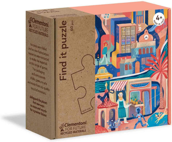 "Find It" Sweetest City Puzzle & Matching Cards