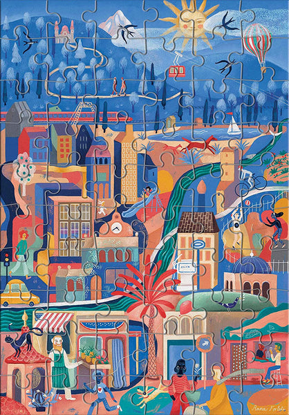 "Find It" Sweetest City Puzzle & Matching Cards