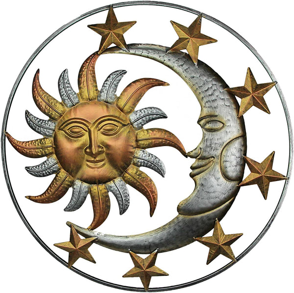 "Sun & Moon" Celestial Wall Art