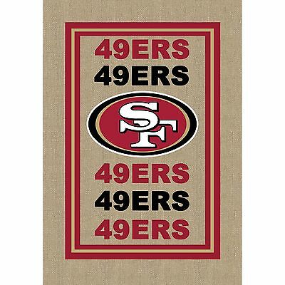NFL "San Francisco 49ers" Burlap Flag