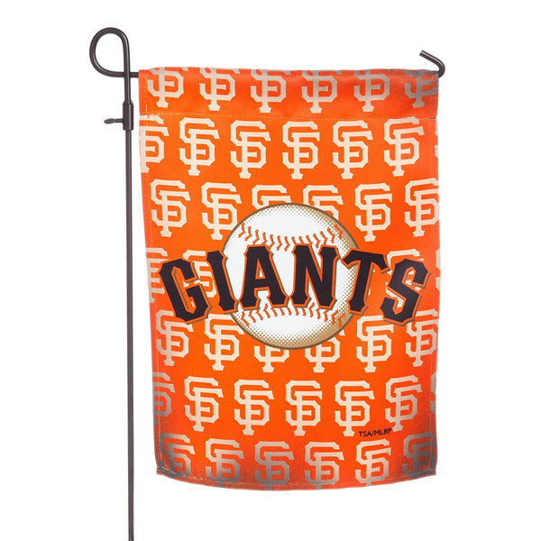 "San Francisco Giants" MLB Evergreetings Garden Flag