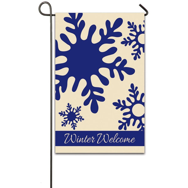 "Winter Welcome" Garden Flag