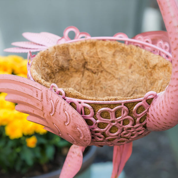 "3D Tropical Flamingo" Planter