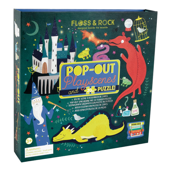 Pop Out Play Scene "Spellbound" & 20 Piece Puzzle