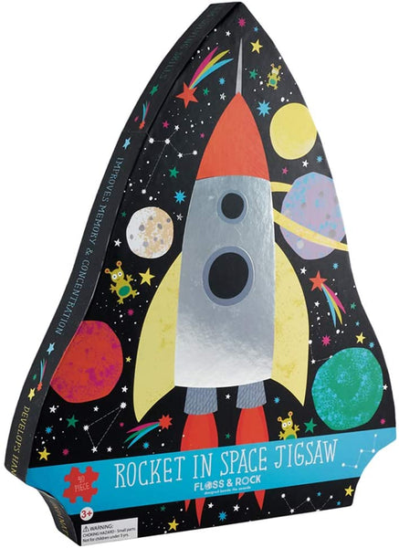"Rocket in Space" 40 Extra Large Pieces Puzzle