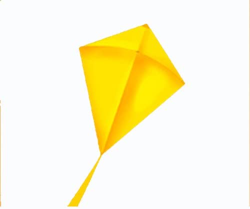 "Fun Fly" Traditional Solid Color Diamond Kite with Line Included
