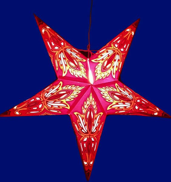 3D Decorative Light-Up "Star Lantern" with Cord Included