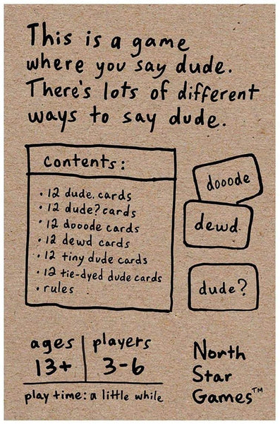 "DUDE" Card Game