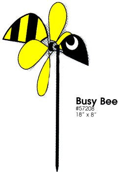 "Busy Bee" Wind Dazzler Garden Spinner