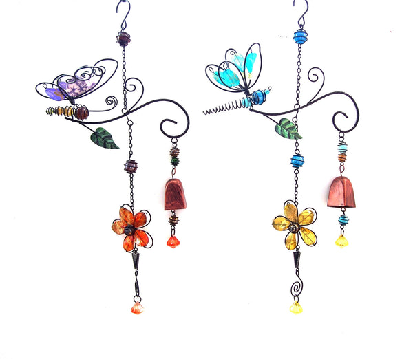 "Butterfly & Dragonfly" Mobile Windchime
