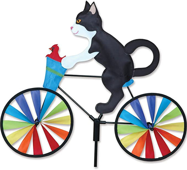 20 in. "Tuxedo Cat" Bike Spinner