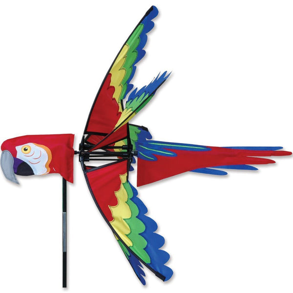 27 Inch "Scarlet Macaw" Wind Spinner