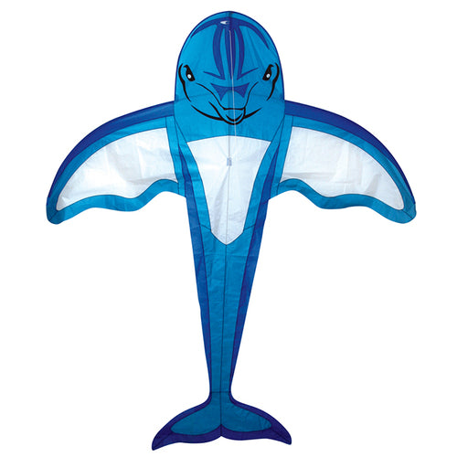 7 Foot "Dolphin" Kite with Line & Ring Winder