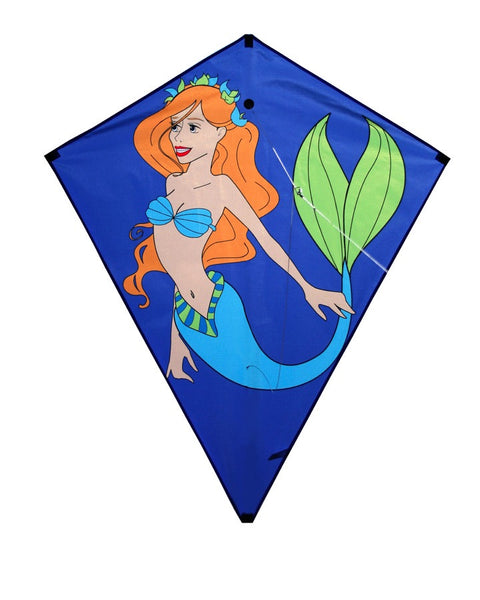"Mermaid" Diamond Kite with Line Included