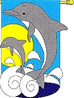 "Jumping Dolphins" Flag