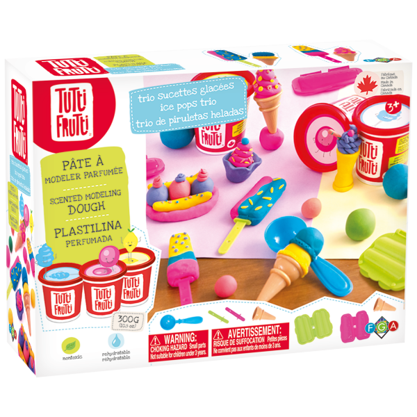 "Tutti Frutti" Ice Pops Modeling Dough Kit