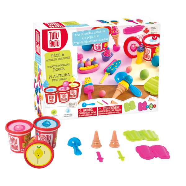 "Tutti Frutti" Ice Pops Modeling Dough Kit