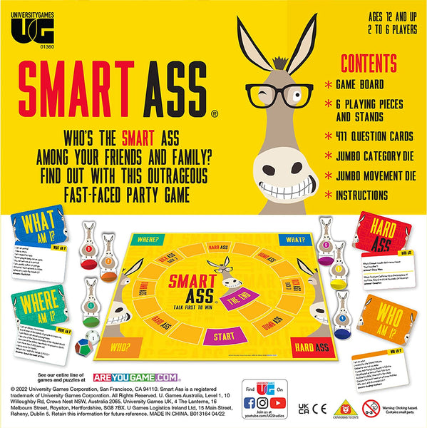 "Smart Ass" Board Game